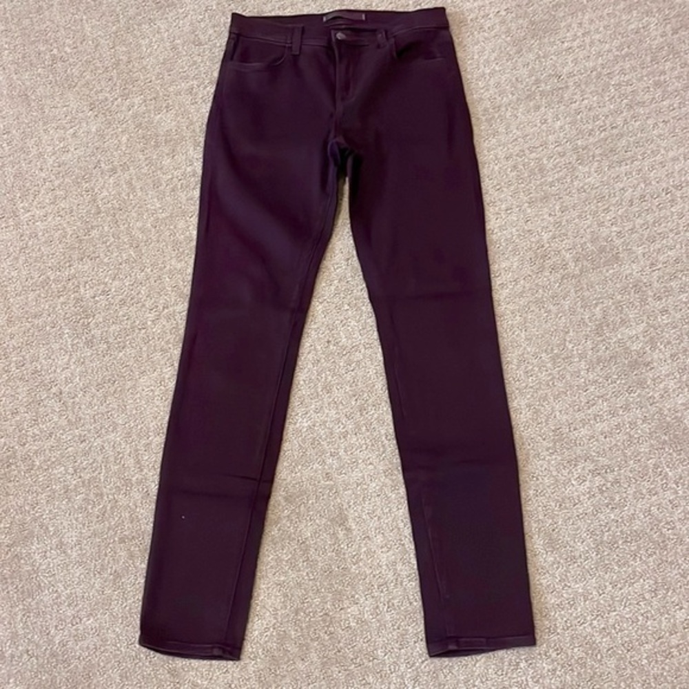 J BRAND Maria Aubergine Skinny Jeans 27